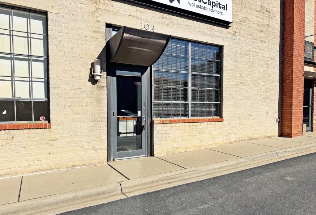 exterior image of 1310 S Tryon #104 move in ready office